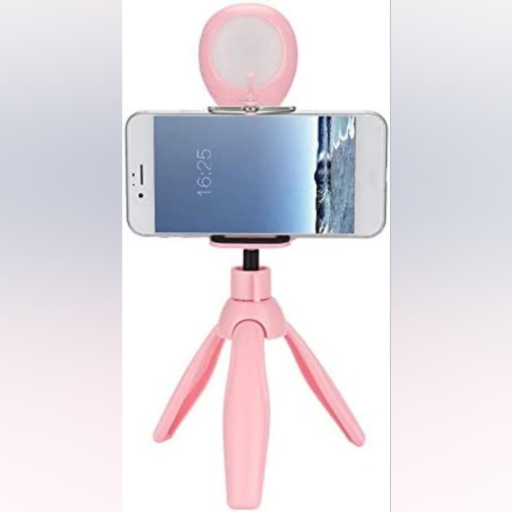 2x Selfie Light Pod In Pink